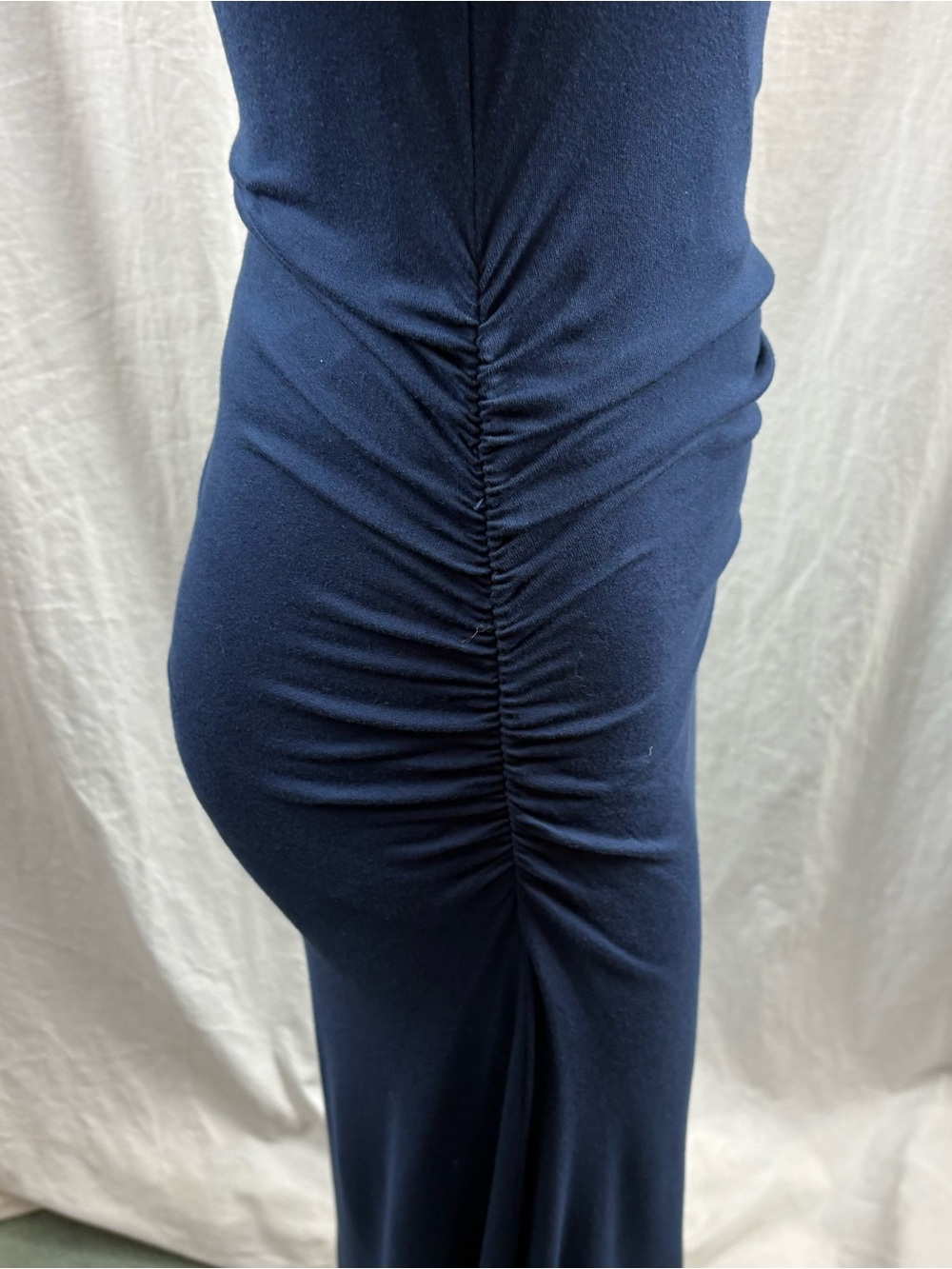 Anthropologie Navy Daily Practice Fitted Maxi Sporty Summer Dress M - Picture 9 of 13